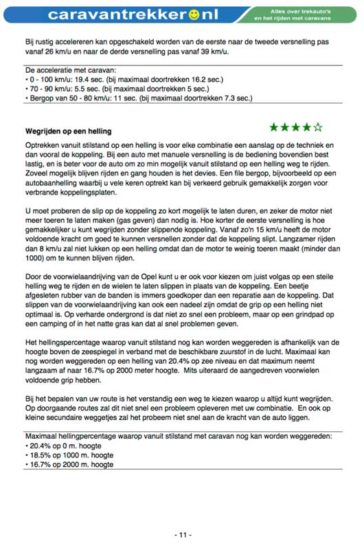 Voorbeeld trekkrachtrapport pagina 11